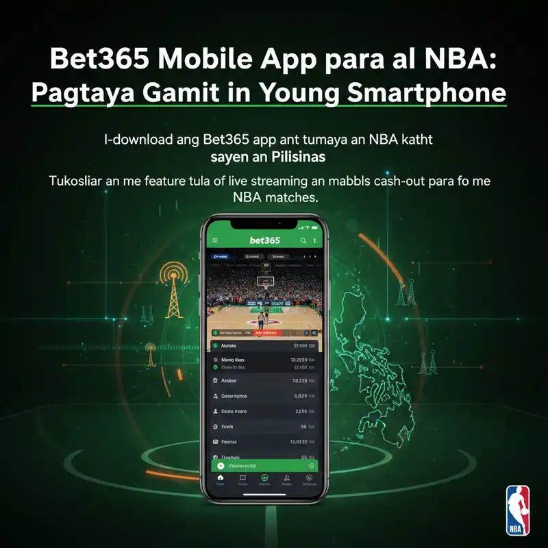 Bet365 NBA Mobile App Interface sa Pilipinas